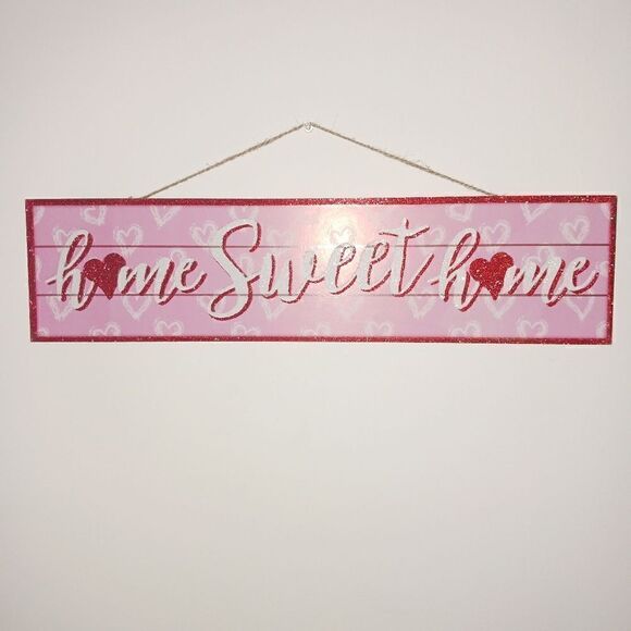 3 for 26 - New Valentine's Day Home Decor Wall/Door Sign "Home Sweet Home" - Picture 3 of 3